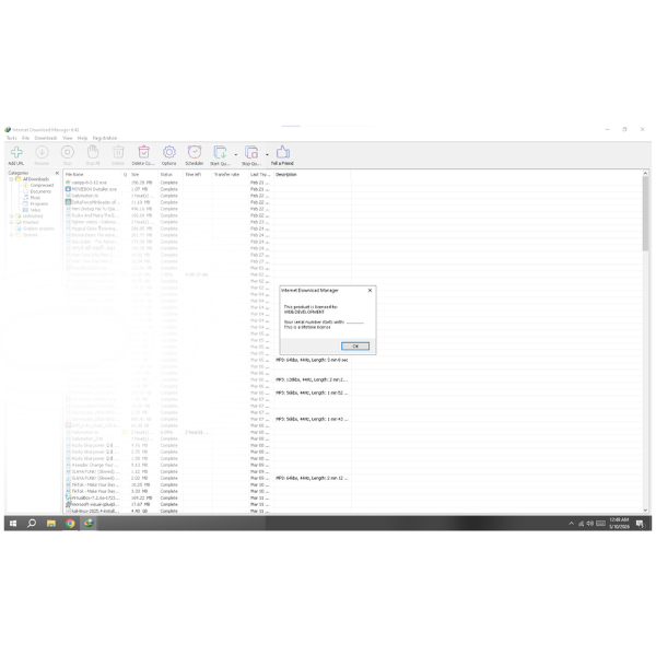 Internet Download Manager (IDM) Genuine Lifetime License Key